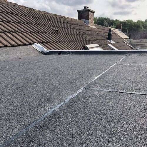 Nieuw plat dak gelegd in Lemmer